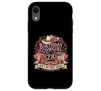 Carcasa para iPhone XR 28th Birthday Cowgirl 28 Year Old Country Western Girl Women