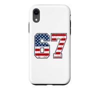 Carcasa para iPhone XR 4th of July Funny 67 Six Seven Meme Patriotic Men Women Kids