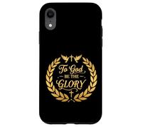 Carcasa para iPhone XR A Dios Sea La Gloria Fe Expresión