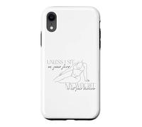 Carcasa para iPhone XR A Menos Que me Siento en tu Cara, mi Peso no es tu Negocio Nadar