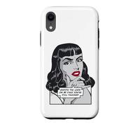 Carcasa para iPhone XR A Pesar de la Mirada en mi Cara, todavía estás Hablando de Arte Pop