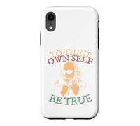 Carcasa para iPhone XR A tu Propio yo sé Verdadero. Shakespeare en Gafas de Sol Hamlet