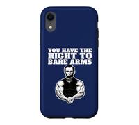Carcasa para iPhone XR Abraham Lincoln Bare Arms Tienes Derecho a Las Armas Desnudas