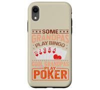 Carcasa para iPhone XR Abuelo Juegos de Cartas Jugadores de póker Casino Jugador Abuelo