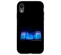 Carcasa para iPhone XR AC DC Live Concert Arena Multitud Azul Escenario Luces Rock