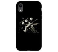 Carcasa para iPhone XR ACDC Angus Young Back Street Crawler Tour por Dick Barnatt