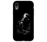 Carcasa para iPhone XR Adán y eva génesis creación Dios luz Divina