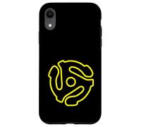 Carcasa para iPhone XR Adaptador de Disco Vintage de 45 RPM con Eje de música de Vinilo Retro