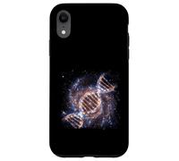 Carcasa para iPhone XR ADN Helix Galaxia Ciencia Espacial Cósmico Concepto Gráfico