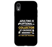 Carcasa para iPhone XR Adulting is Optional Funny Collector Infancia Kidults