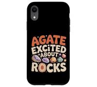 Carcasa para iPhone XR Agate Excited About Rocks Nerd de geología de Rocas -