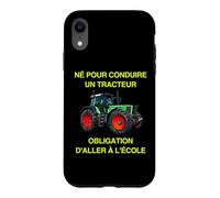 Carcasa para iPhone XR Agriculteur Fermier Agriculture Paysan Tracteur École Enfant