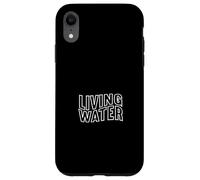 Carcasa para iPhone XR Agua Viva Bautismo Cristiano Adoración Oración Iglesia Fe