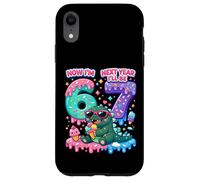 Carcasa para iPhone XR Ahora Tengo 6 El próximo año seré 7 Kaiju Ice Cream 67 Meme Bday