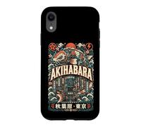 Carcasa para iPhone XR Akihabara Mecánica Koi Futuro Distrito Tokio Japón Gráfico