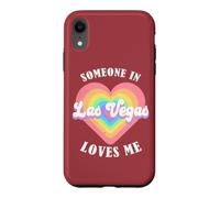 Carcasa para iPhone XR Alguien en Las Vegas me ama City Heart