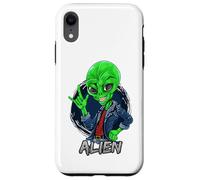 Carcasa para iPhone XR Alien Rockstar Funny Martian Outer Space Sci Fi Invasión