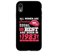 Carcasa para iPhone XR All Women Are Born In 1983 43 Years Old Funny 43rd Birthday