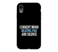 Carcasa para iPhone XR Almohadilla de calefacción de Estado de ánimo y Silencio fibromialgia Guerrero