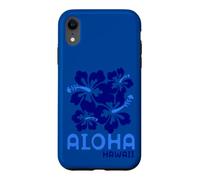 Carcasa para iPhone XR Aloha Hawaii Blue Hibiscus