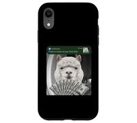 Carcasa para iPhone XR Alpaca Hay Movimiento en tu Puerta de Entrada Llama Tonto