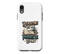 Carcasa para iPhone XR Amante de los Libros Lectura Bookworm Bibliófilo Libro Nerd