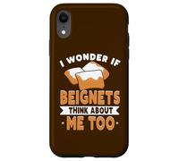 Carcasa para iPhone XR Amante de Nueva Orleans Me pregunto si Beignets piensan en mí también