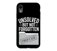 Carcasa para iPhone XR Amante del Crimen Verdadero y Amante del Misterio sin Resolver