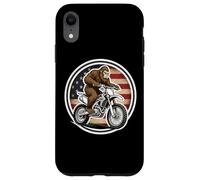 Carcasa para iPhone XR American Sasquatch - Motocicleta de Motocross