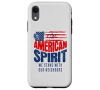 Carcasa para iPhone XR American Spirit Nosotros El Pueblo Estamos con los vecinos Democracia