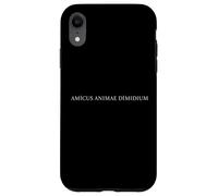 Carcasa para iPhone XR AMICUS ANIMAE DIMIDIUM - Un Amigo es la Mitad del Alma