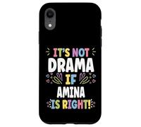 Carcasa para iPhone XR Amina Personalized Women's Gift Custom Amina