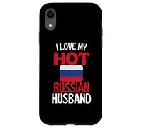 Carcasa para iPhone XR Amo a mi Marido Ruso Caliente Relación Divertida con Rusia