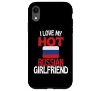 Carcasa para iPhone XR Amo a mi Novia Rusa Caliente Relación Divertida con Rusia