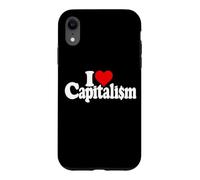 Carcasa para iPhone XR Amo EL CAPITALISMO del CORAZÓN CAPITALISTAS MERCADOS Libres