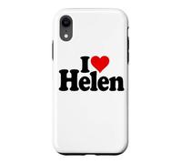 Carcasa para iPhone XR Amo EL Nombre Helen del CORAZÓN EN UNA tee