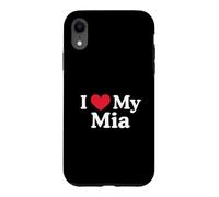 Carcasa para iPhone XR Amo mi corazón MIA Love MIA