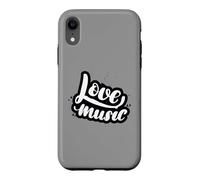 Carcasa para iPhone XR Amor Música Guión Elegante
