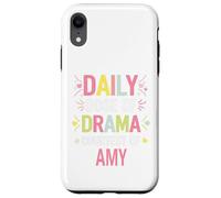 Carcasa para iPhone XR Amy Personalized Name Funny Cute Custom Amy Name