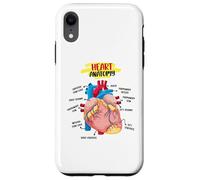Carcasa para iPhone XR Anatomía Corazón Humano Cardiólogos Médico Anatómico Médico