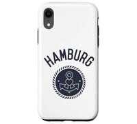 Carcasa para iPhone XR Ancla de Recuerdo del Elba de Hamburgo con corazón