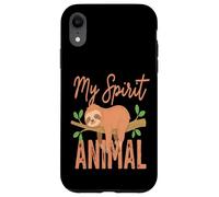 Carcasa para iPhone XR Animal Perezoso de My Spirit, Divertido y Lindo
