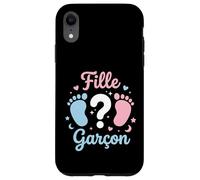 Carcasa para iPhone XR Annonce grossese Sexe Bebe Baby Shower fille ou Garcon