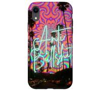 Carcasa para iPhone XR Anti Bullshit Retro Sunset Palm Street Estética
