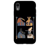 Carcasa para iPhone XR Antiguo Dioses Egipto Faraón Mitología Pirámide de Egipto