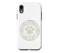 Carcasa para iPhone XR Apoyo Emocional Humano Pide Mascota Servicio Divertido Manipulador de Perros