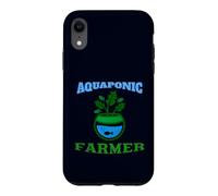 Carcasa para iPhone XR Aquaponic Farmer Cultivador hidropónico de Agricultura sostenible