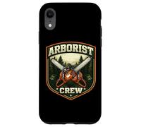 Carcasa para iPhone XR Arborist Crew Arboriculturist Team Tree Cutter Leñador