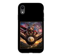 Carcasa para iPhone XR Armadillo on Bald Eagle - Gafas de Bandera Estadounidense de EE. UU