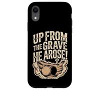 Carcasa para iPhone XR Arriba de la Tumba resurrección Cristiana Tumba vacía